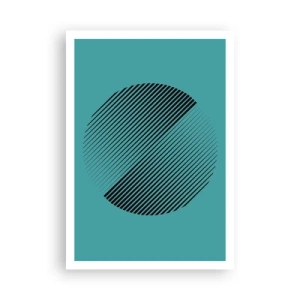 Poster - Cirkel – een geometrische variatie - 70x100 cm