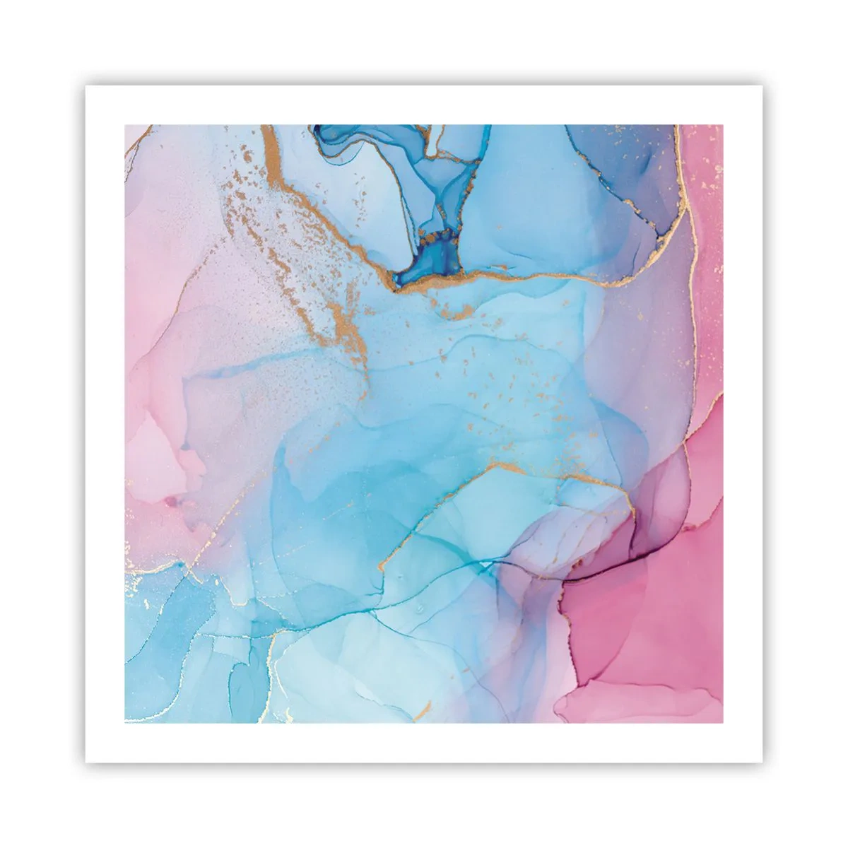 Poster - Ontmoeting en interpenetratie - 60x60 cm