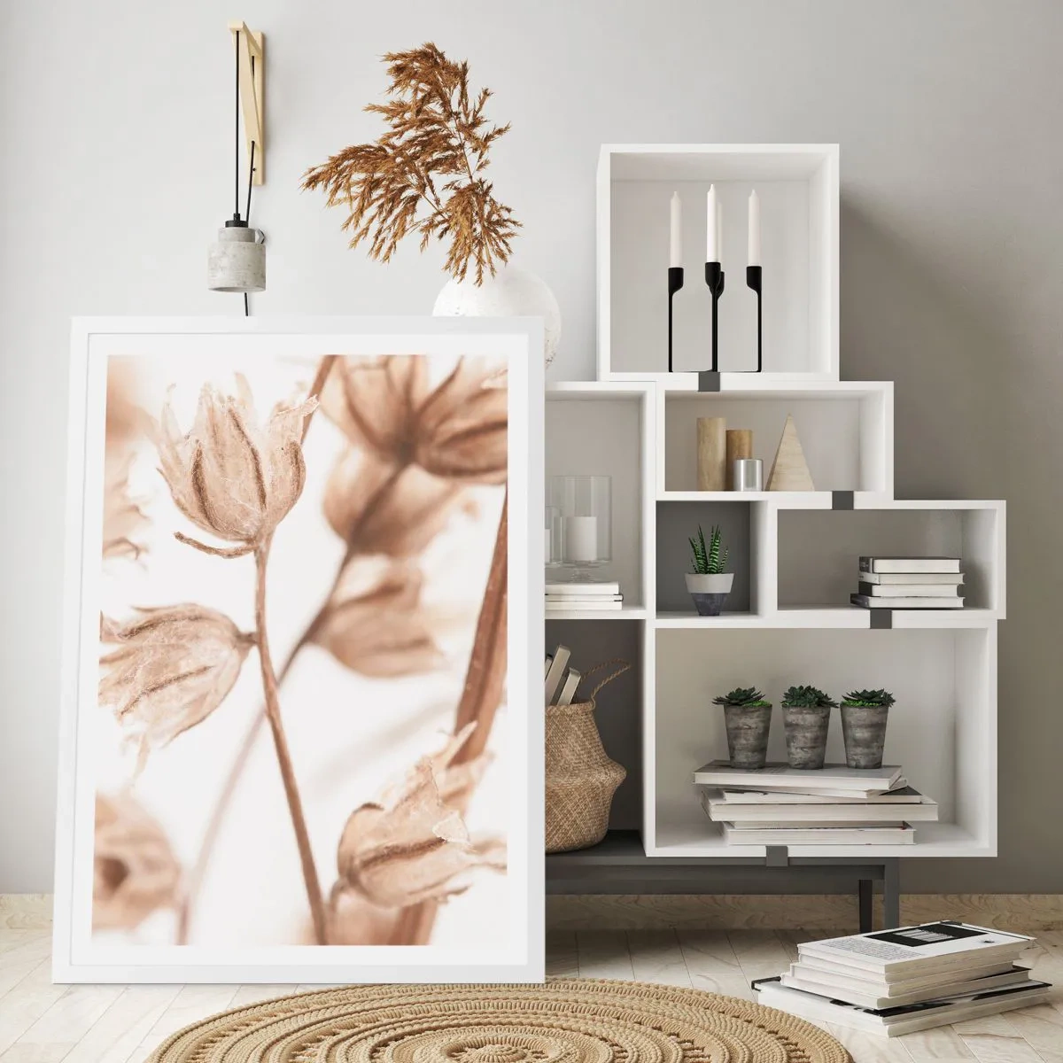 Poster in een witte lijst - Ze bellen eind zomer - 40x50 cm