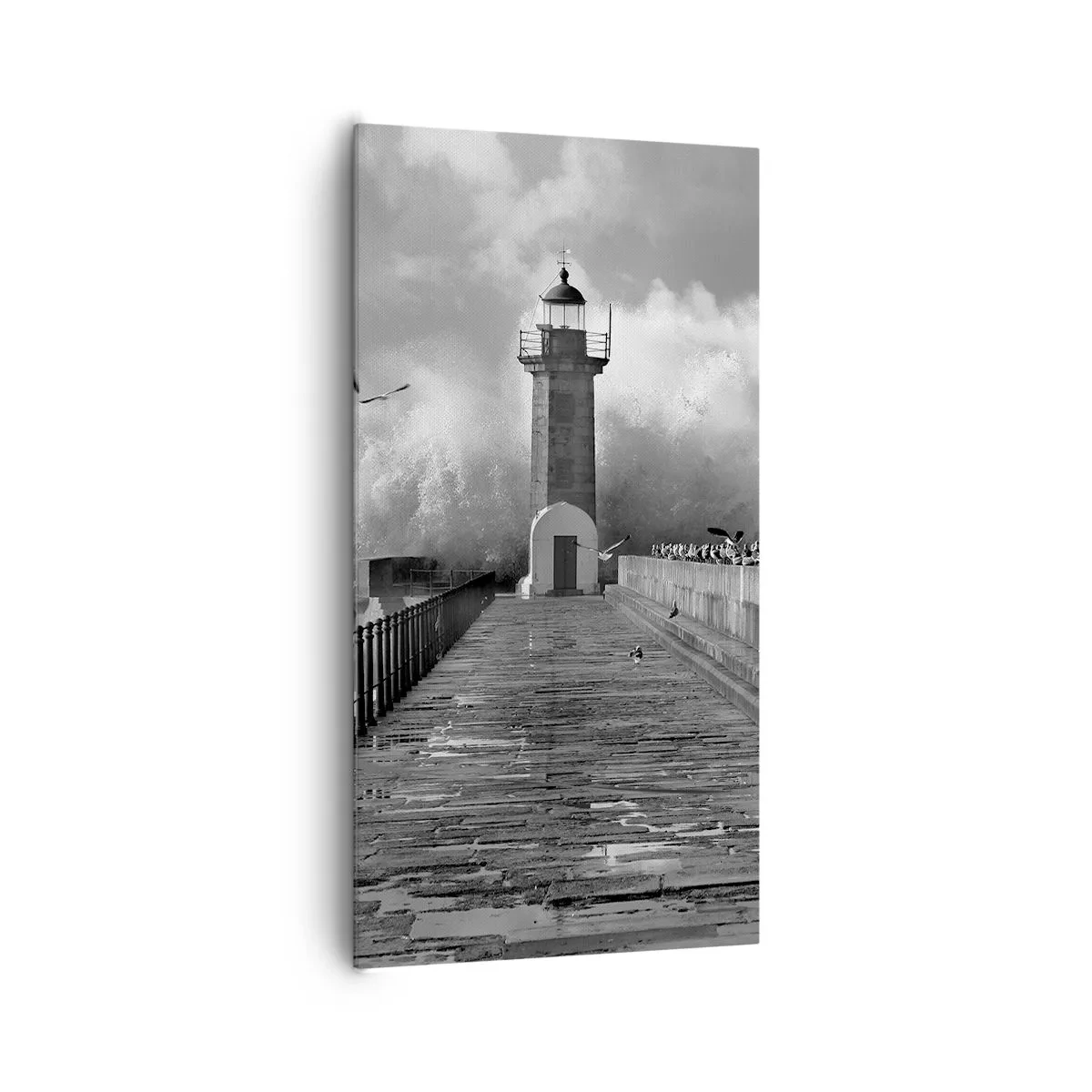 Schilderen op canvas - Onbevreesd - 65x120 cm