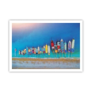 Poster - Vanuit vogelperspectief - 100x70 cm