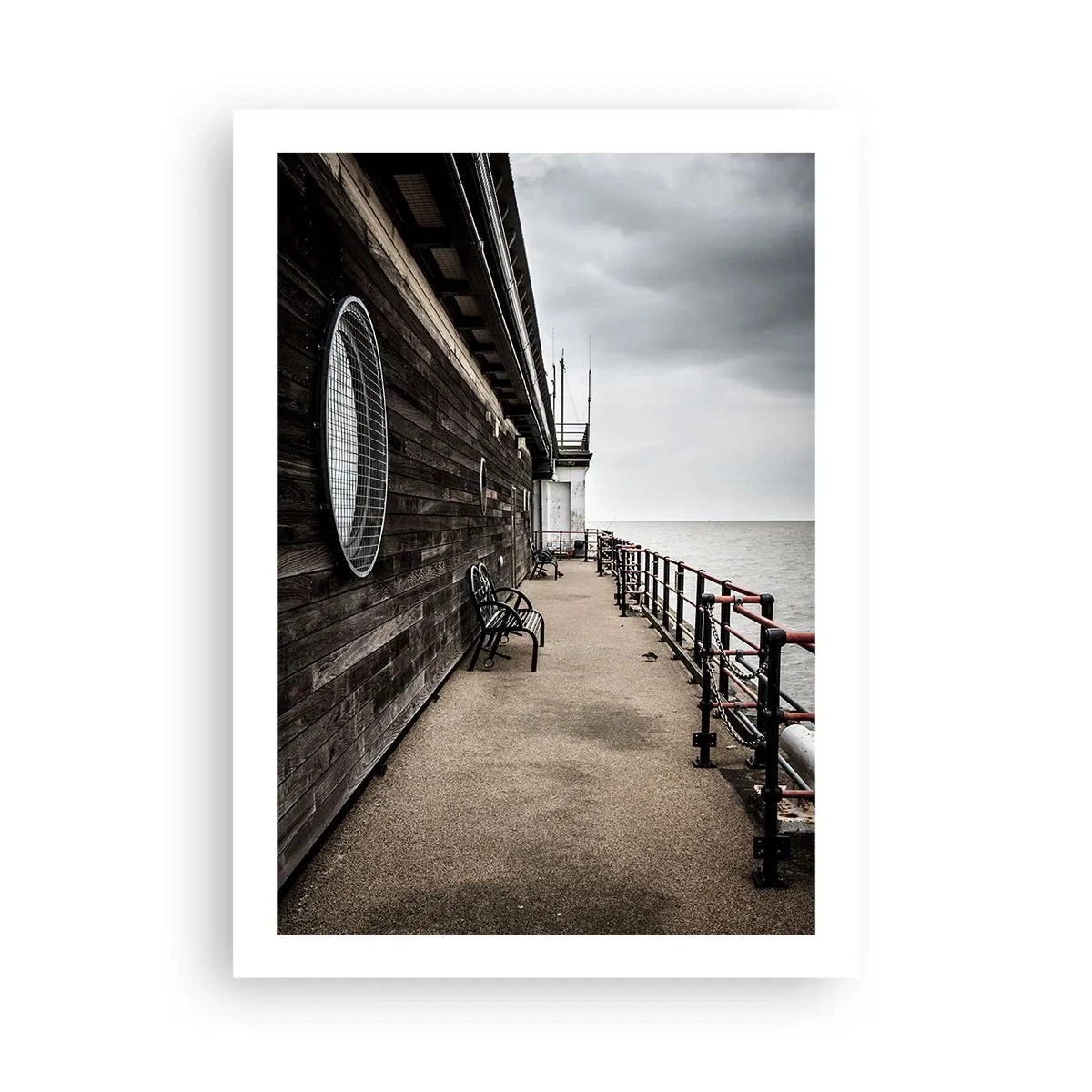 Poster - De tijd bleef stilstaan - 50x70 cm