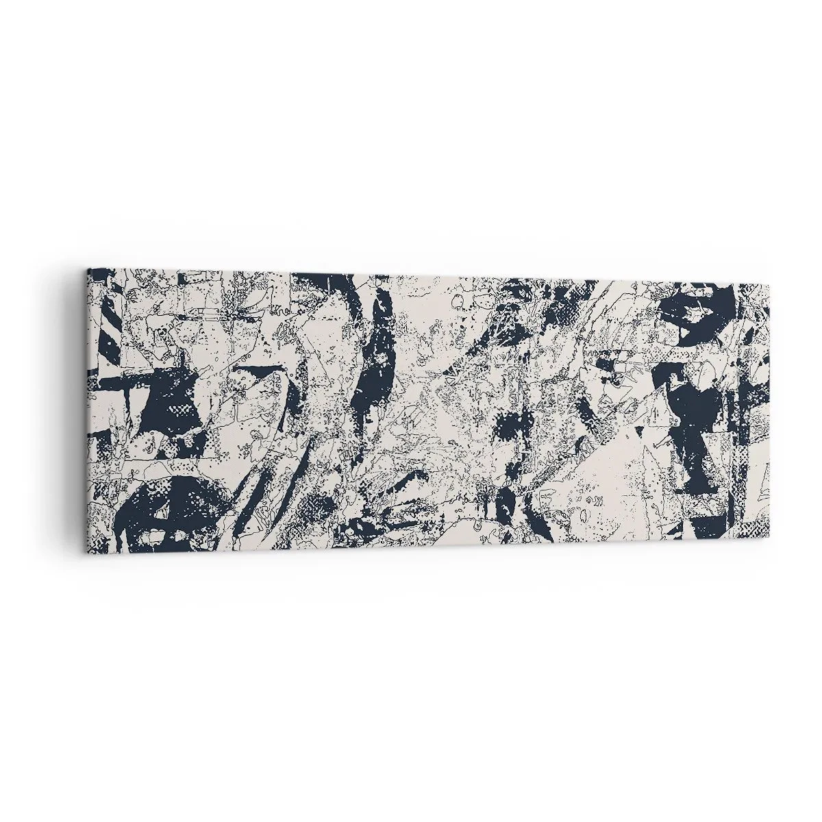 Schilderen op canvas - Interpenetratie van tegenstellingen - 140x50 cm