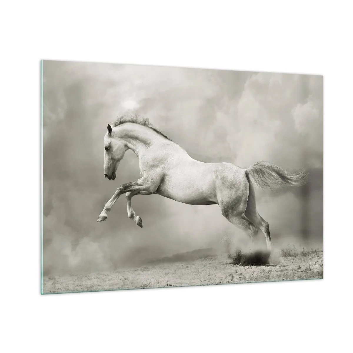 Schilderen op glas - Tussen waken en slapen - 100x70 cm