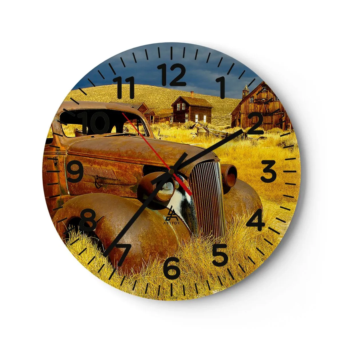 Wandklok - Klok - Een welverdiende rust - 40x40 cm