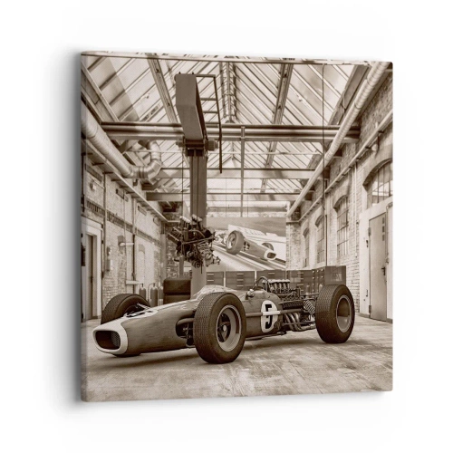 Schilderen op canvas - De rust van de winnaar - 40x40 cm