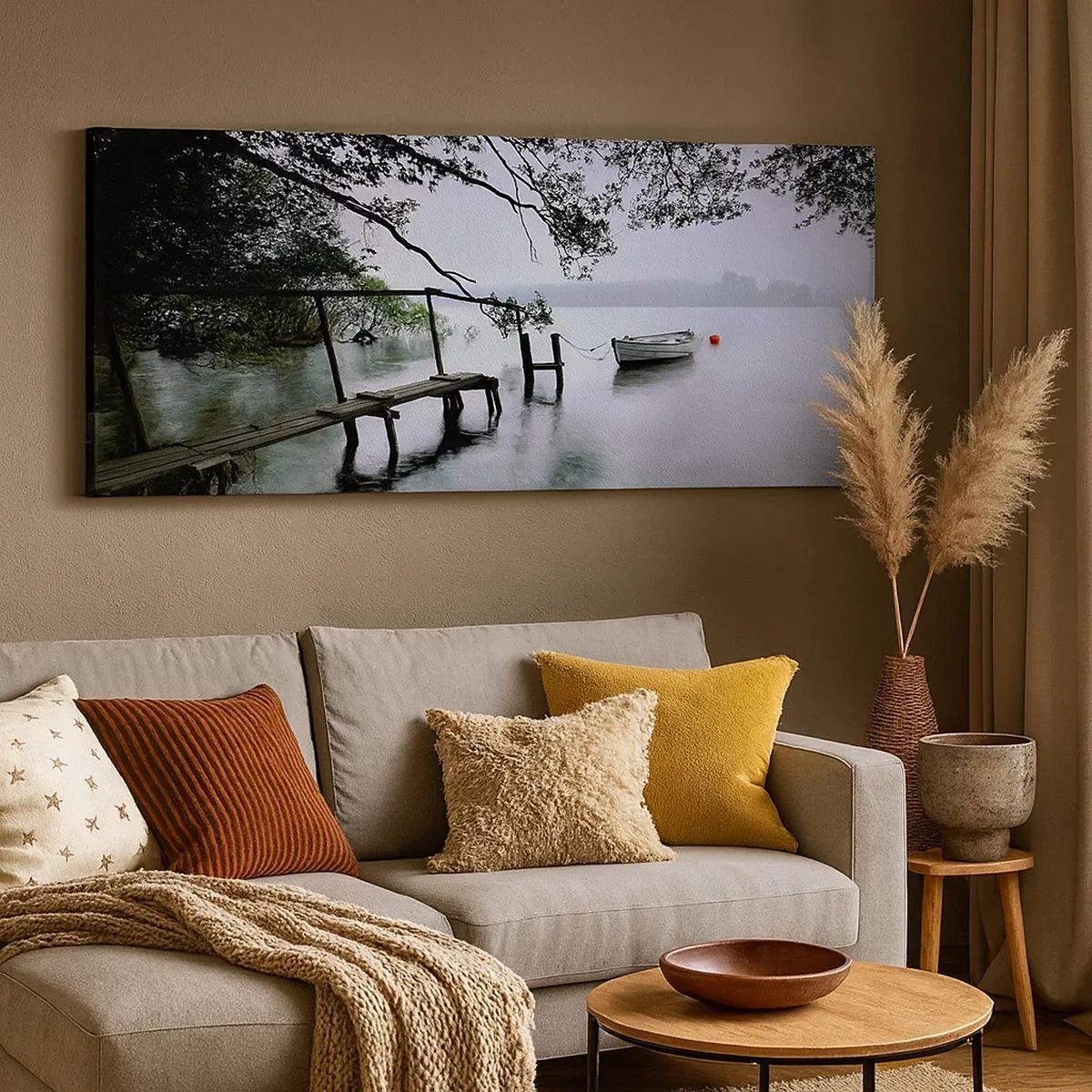 Schilderen op canvas - Je bent al aan het rusten - 100x40 cm