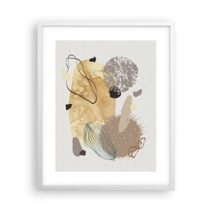 Poster in een witte lijst - Toegepaste plumcologie - 40x50 cm