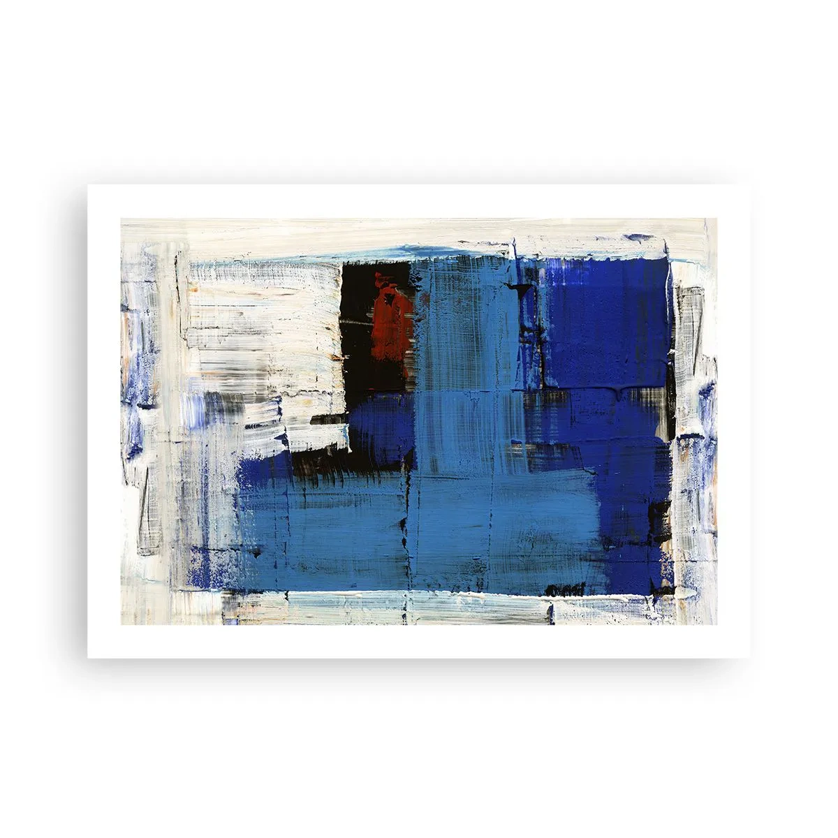 Poster - Het geheim van blauw - 70x50 cm