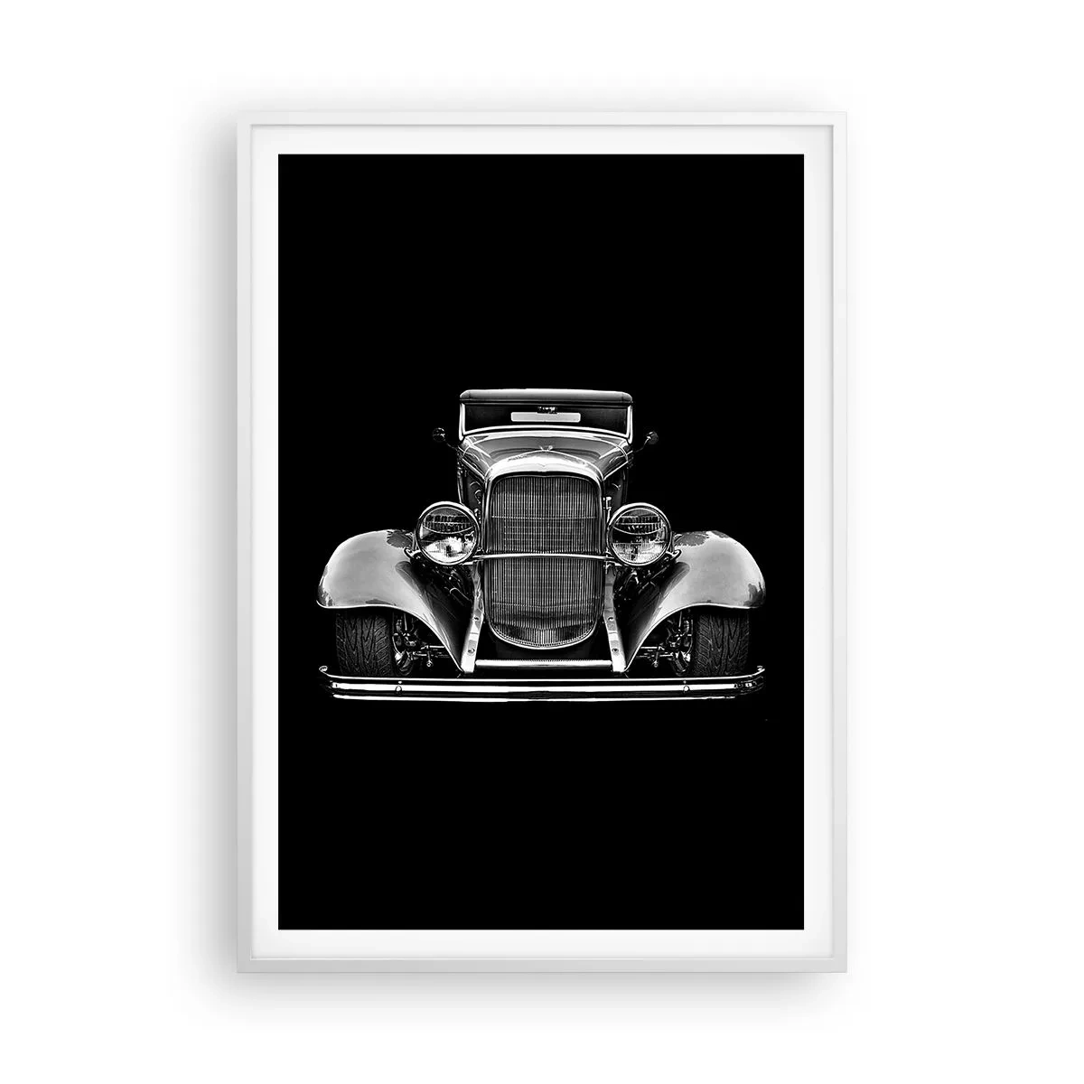 Poster in een witte lijst - Een echte gentleman - 70x100 cm