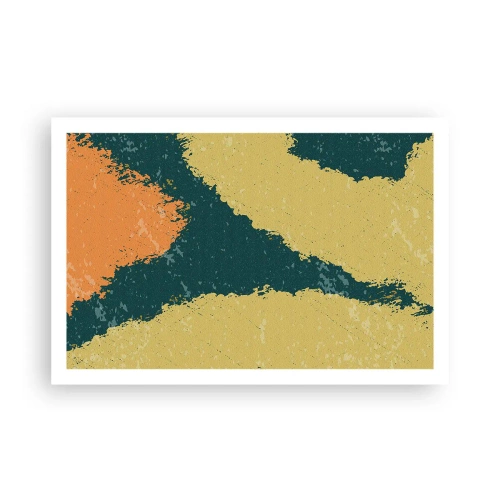 Poster - Abstractie – langzame beweging - 91x61 cm