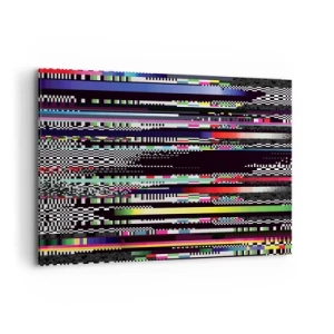 Schilderen op canvas - Het controlebeeld van de werkelijkheid - 100x70 cm