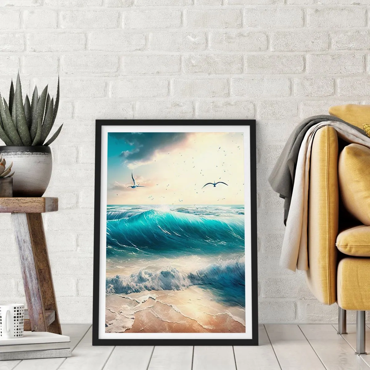 Poster in een zwarte lijst - Ritselt alleen voor jou - 30x40 cm