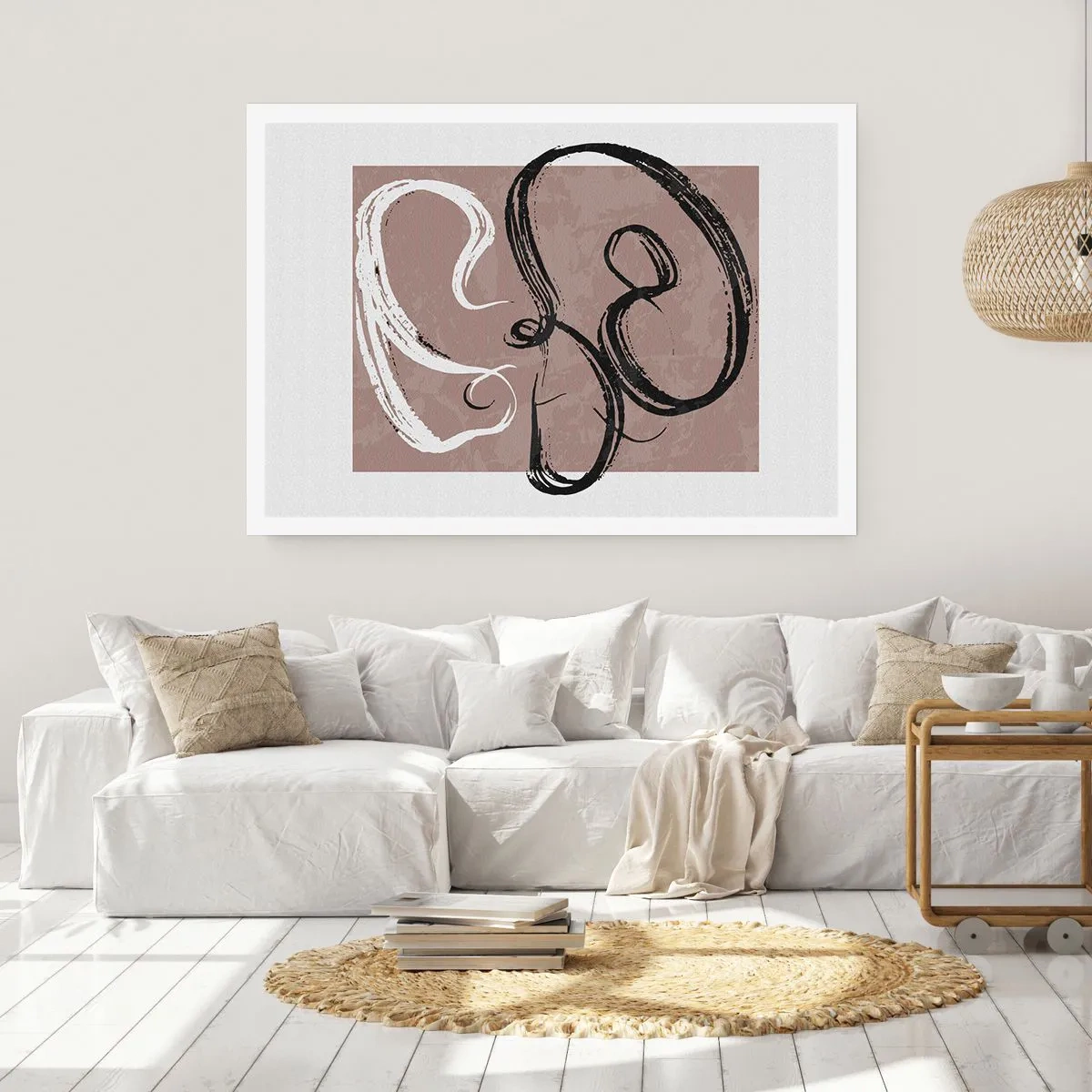 Poster - Compositie – de zoektocht naar volheid - 70x50 cm