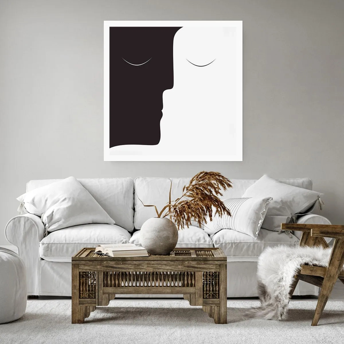 Poster - Eenheid van tegenstellingen - 30x30 cm