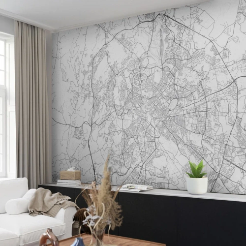 Fotobehang Premium Sand - Romeinse cirkel - Stad, Stadskaart, Rome - 350x256 cm