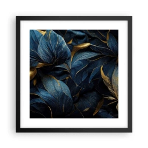 Poster in een zwarte lijst - Met goud gevoerd - 40x40 cm
