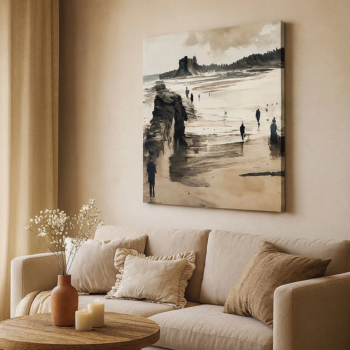 Schilderen op canvas - Opgeroepen - 30x30 cm