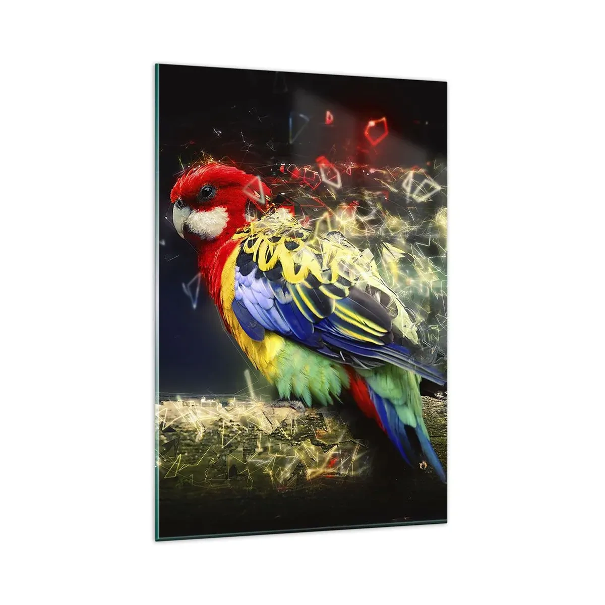 Schilderen op glas - Boodschapper van uitstraling - 80x120 cm