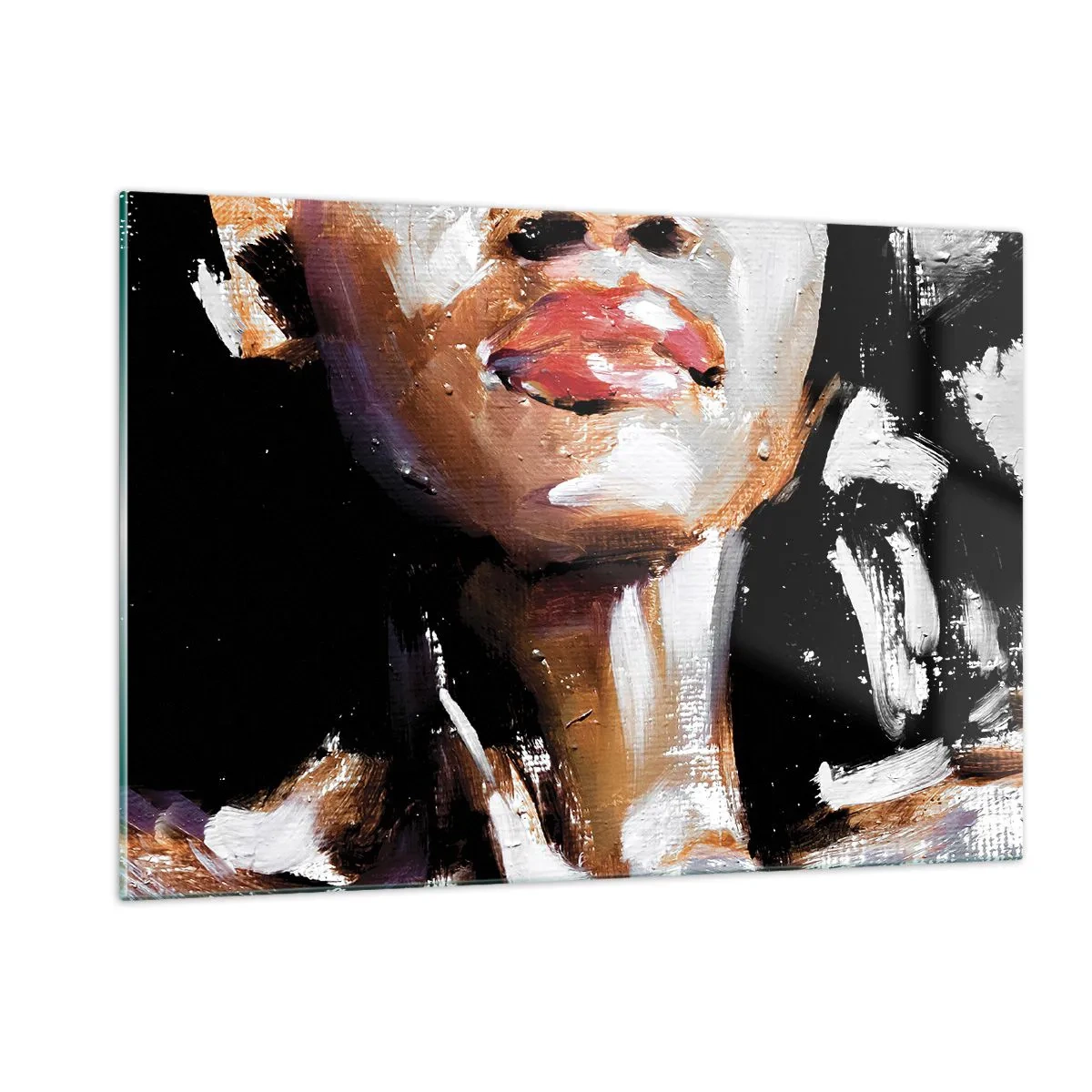 Schilderen op glas - Trots zonder vooroordelen - 120x80 cm