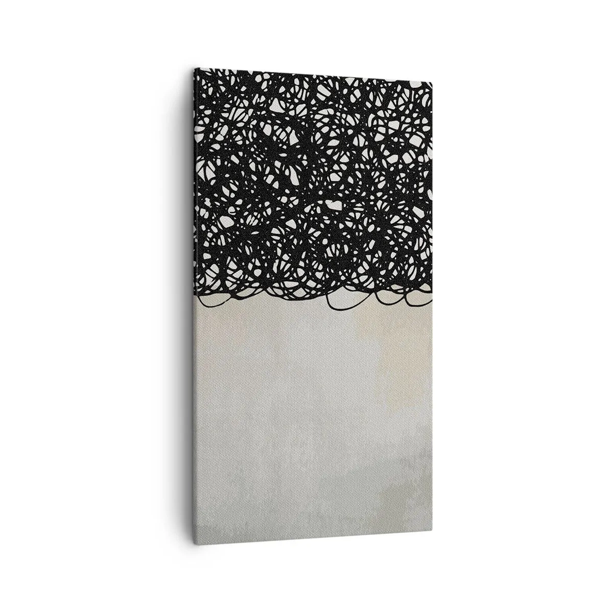 Schilderen op canvas - Turbulente abstractie - 45x80 cm