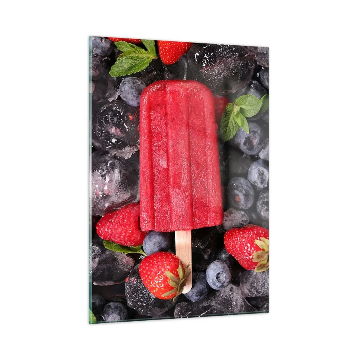 Schilderen op glas - De smaak van hete zomer - 50x70 cm