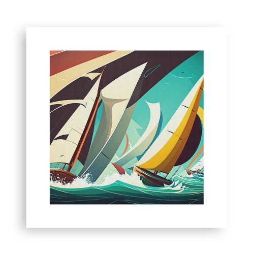 Poster - Met elementen als een broer - 30x30 cm