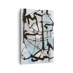 Schilderen op canvas - Toch blauw - 80x120 cm