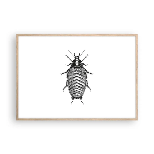 Een poster in een licht eiken lijst - Wat een exemplaar! - 100x70 cm