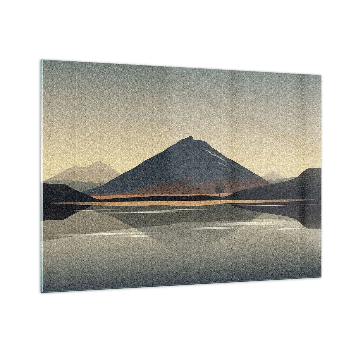 Schilderen op glas - Spiegelreflectie - 100x70 cm