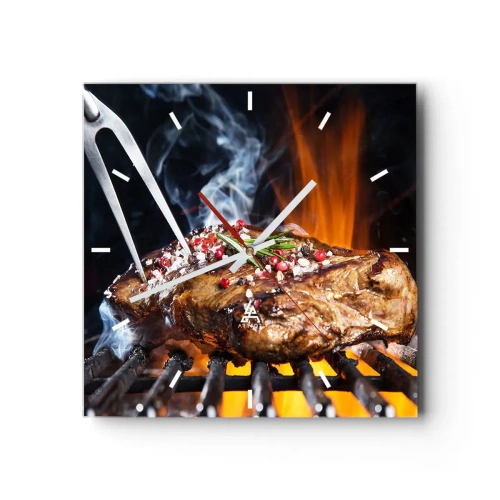 Wandklok - Klok - Sappig en geurig - 30x30 cm