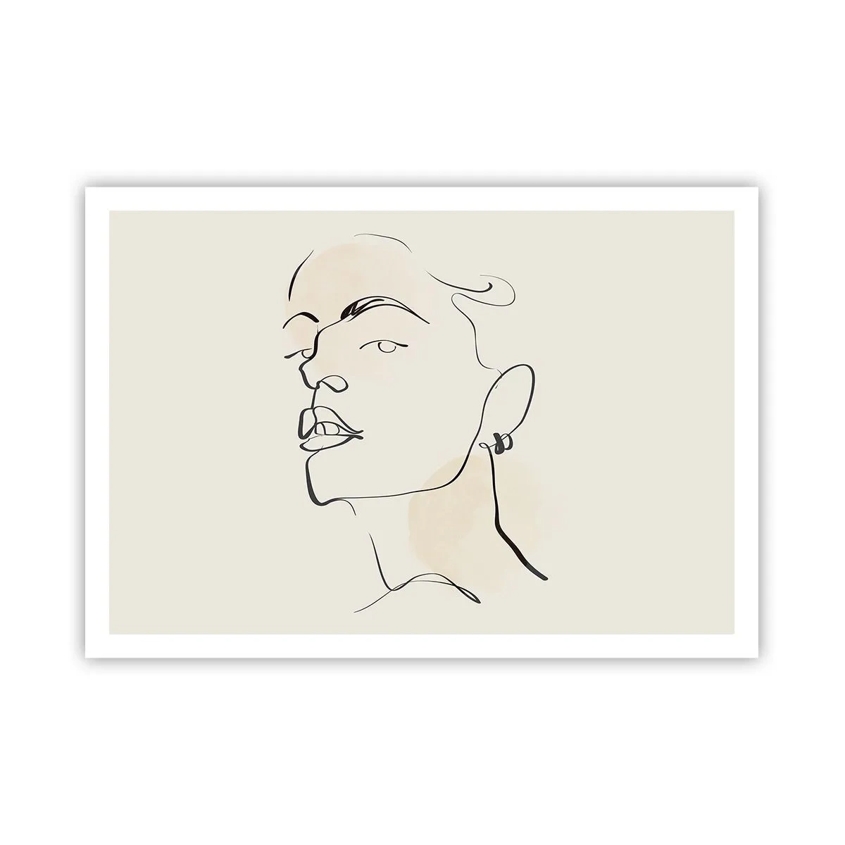 Poster - Een trotse blik - 100x70 cm