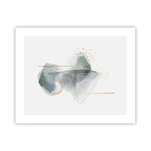 Poster - Over de relatie tussen grijs en goud - 50x40 cm