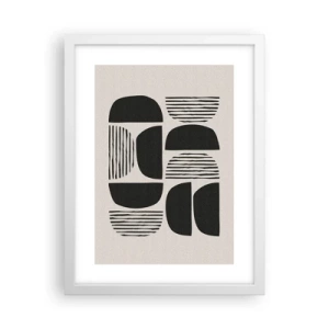 Poster in een witte lijst - Halfslachtige deals - 30x40 cm