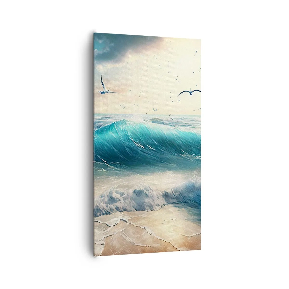 Schilderen op canvas - Ritselt alleen voor jou - 65x120 cm