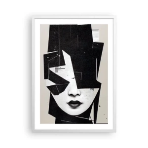 Poster in een witte lijst - Diep verborgen - 50x70 cm