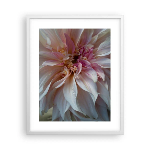 Poster in een witte lijst - Bloeiende frisheid - 40x50 cm