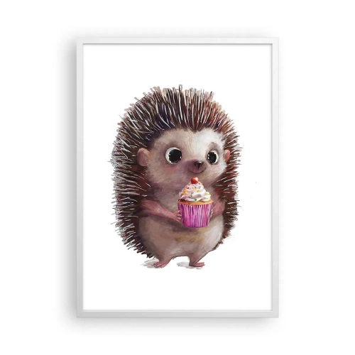 Poster in een witte lijst - De vakantie is elke dag - 50x70 cm