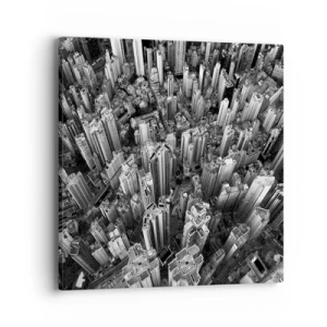 Schilderen op canvas - Nog steeds hoger en hoger - 40x40 cm