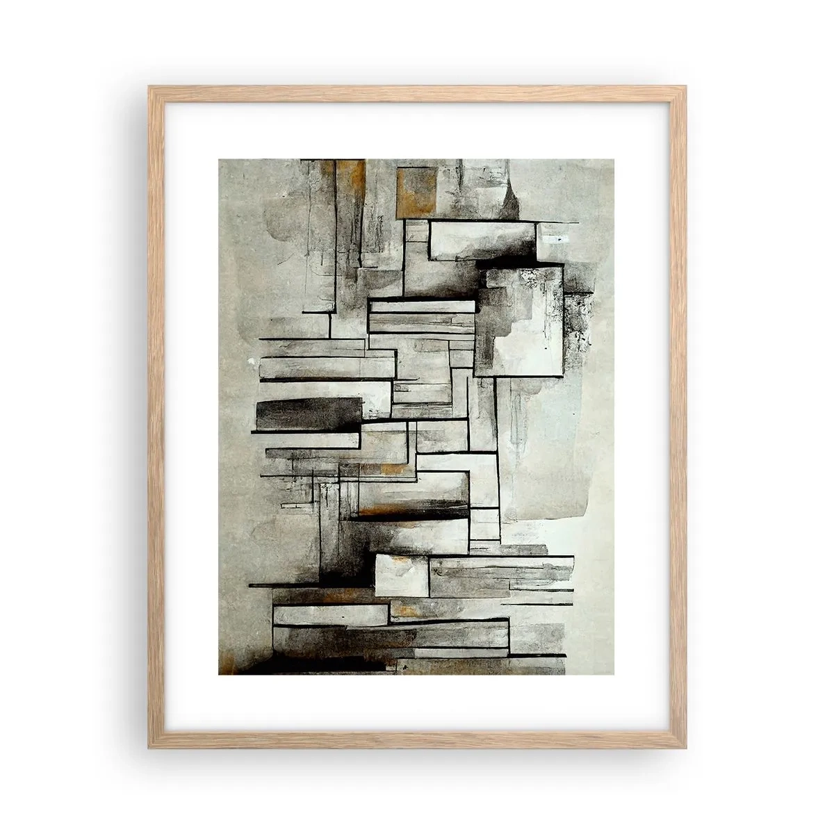 Een poster in een licht eiken lijst - De kracht van eenvoud - 40x50 cm