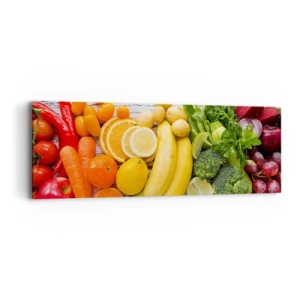 Schilderen op canvas - Het is niet genoeg? - 90x30 cm