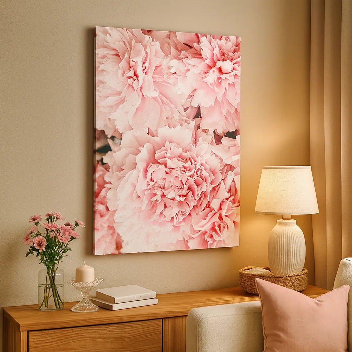 Schilderen op canvas - Roze droom - 50x70 cm