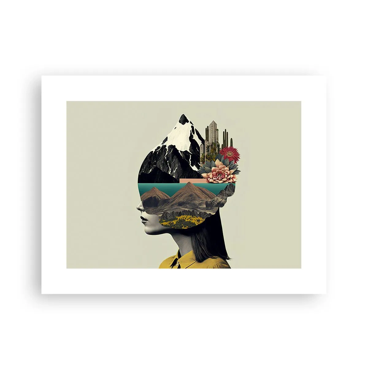 Poster - Vrouw – altijd een mysterie - 40x30 cm