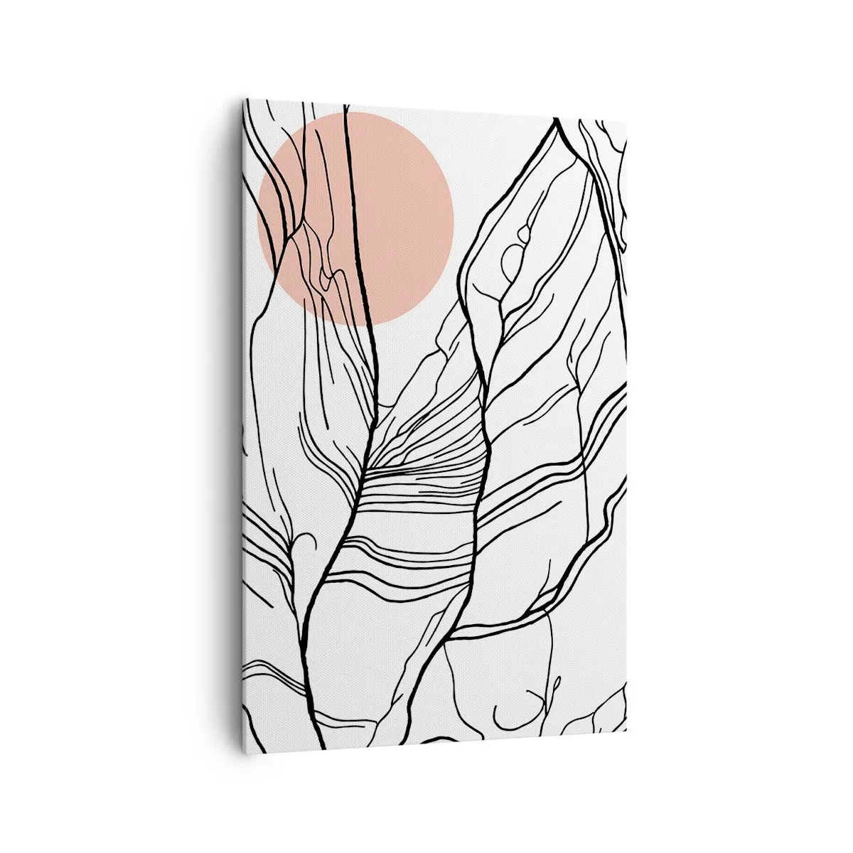 Schilderen op canvas - In een web van twijgen - 80x120 cm