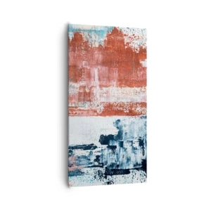 Schilderen op canvas - Fifty Fifty abstract - 65x120 cm