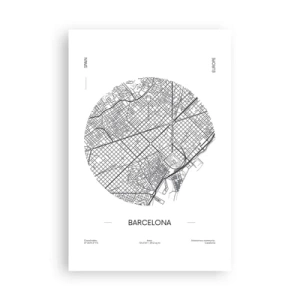 Poster - Anatomie van Barcelona - 61x91 cm