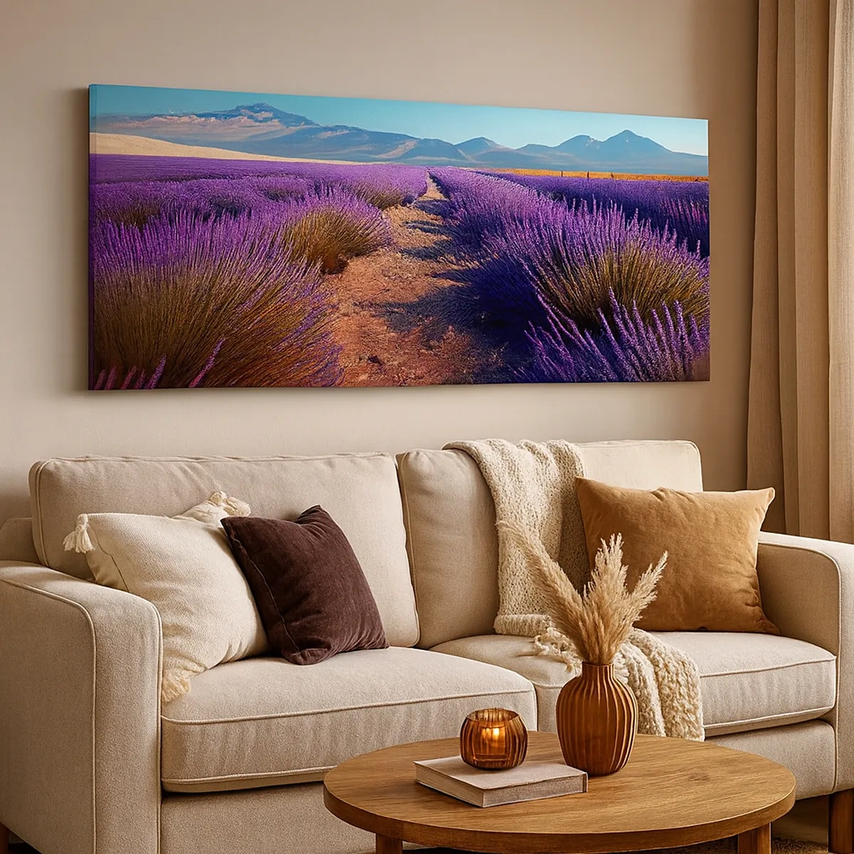 Schilderen op canvas - Geurige velden - 30x30 cm