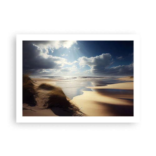 Poster - Strand, wild strand - 70x50 cm