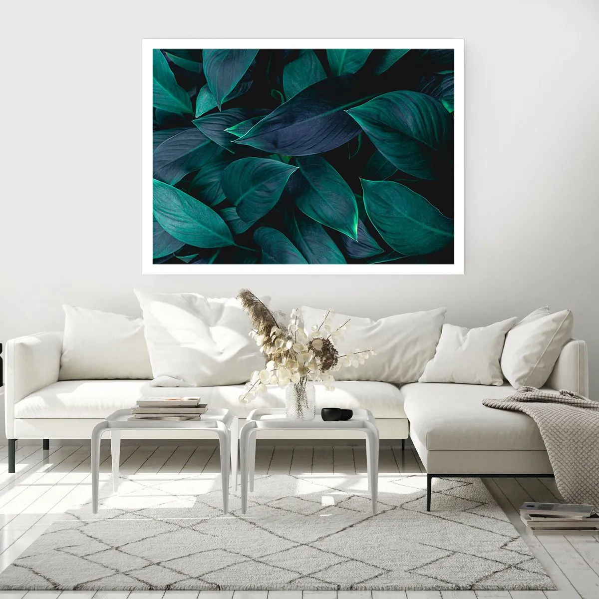 Poster - Groen op zichzelf - 50x40 cm