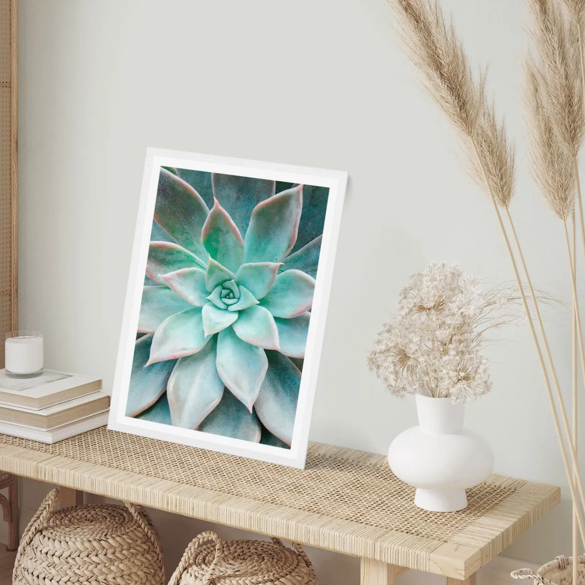 Poster in een witte lijst - Het hart van de woestijn - 50x70 cm